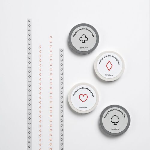 Playing Cards Slim Masking Tape - Image 2