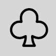 Playing Cards Slim Masking Tape, Clover
