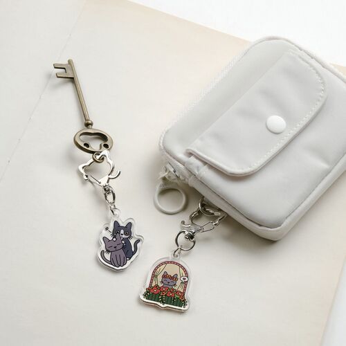 Lana Cat Pose Acrylic Key Ring v2 - Image 7