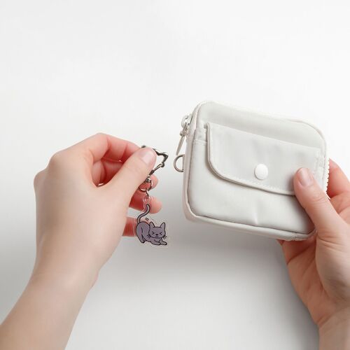 Lana Cat Pose Acrylic Key Ring v2 - Image 2