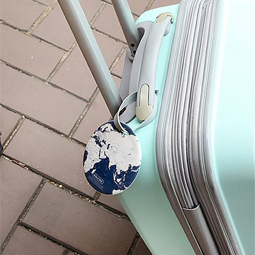 World Map Travel Tag