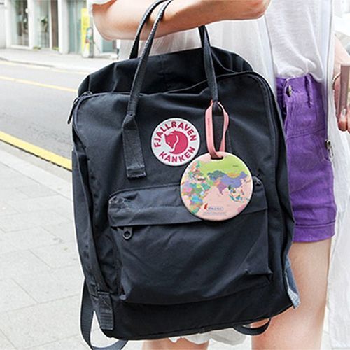 World Map Travel Tag