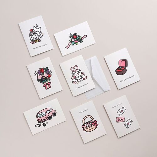 10pcs Wedding Moments Card Set - Image 3