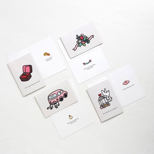 10pcs Wedding Moments Card Set - Image 2