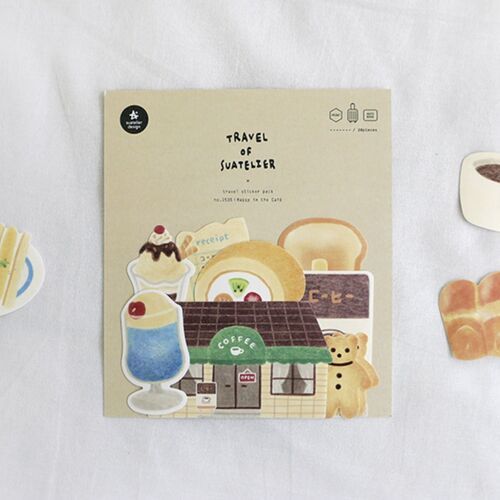 28pcs In the Cafe Sticker Set