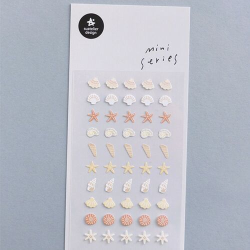 Mini Seashell Deco Sticker - Image 2