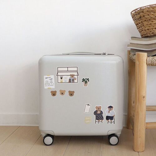 28pcs Bear Cafe Tour Sticker Set - Image 11