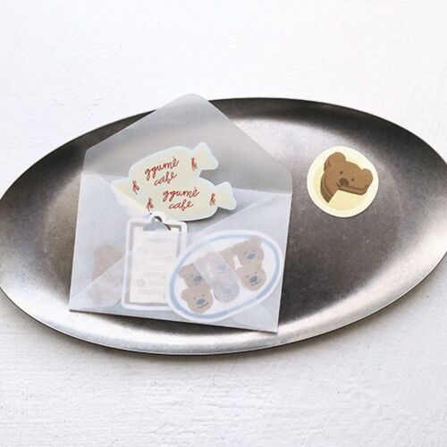 28pcs Bear Cafe Tour Sticker Set - Image 5