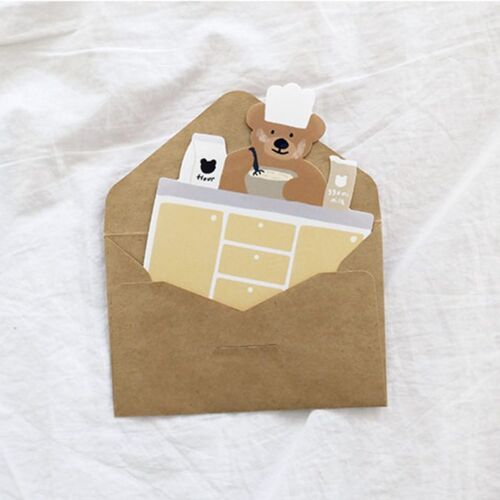 28pcs Bear Cafe Tour Sticker Set - Image 9