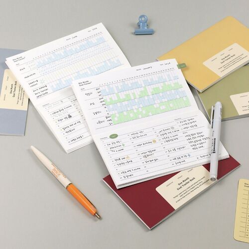 One Month Goal Tracker Planner
