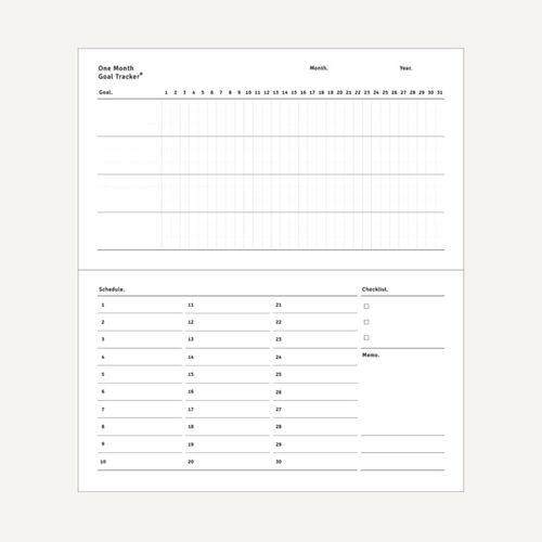 One Month Goal Tracker Planner - Image 9