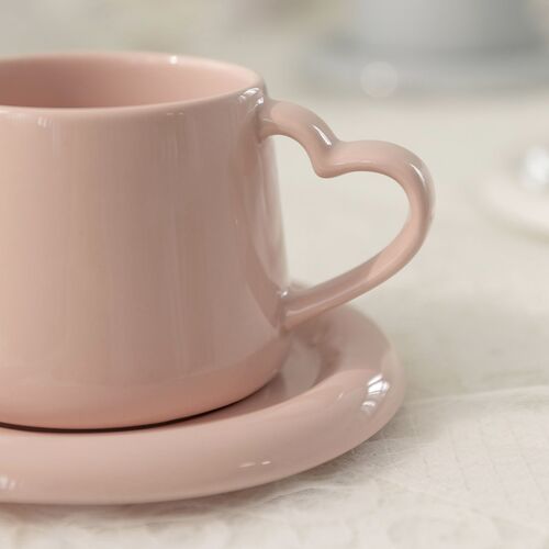 Heart Signal Mug & Saucer Set - Image 5