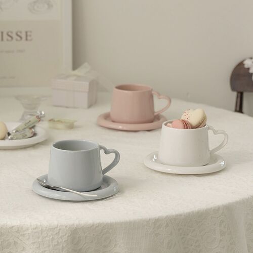Heart Signal Mug & Saucer Set - Image 8
