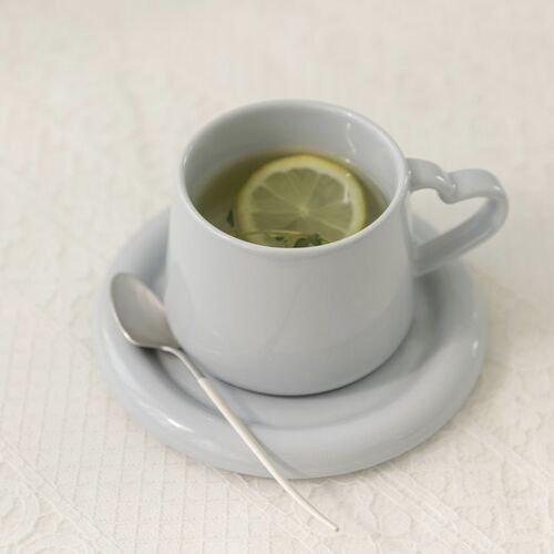 Heart Signal Mug & Saucer Set - Image 3