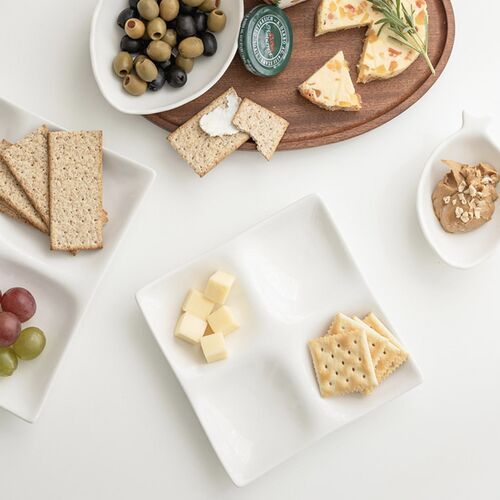 Mild White 4-Section Plate - Image 9