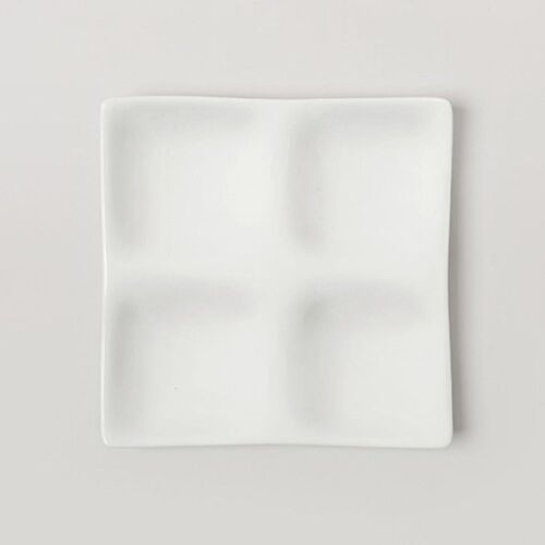 Mild White 4-Section Plate - Image 11