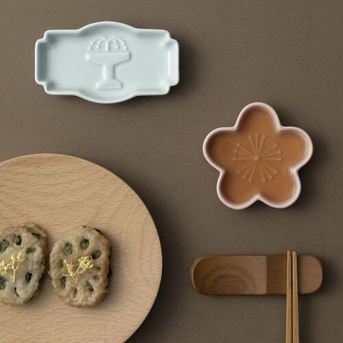 3pcs Korean Palace Mini Sauce Dish Set - Image 2