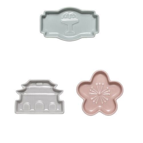 3pcs Korean Palace Mini Sauce Dish Set - Image 14