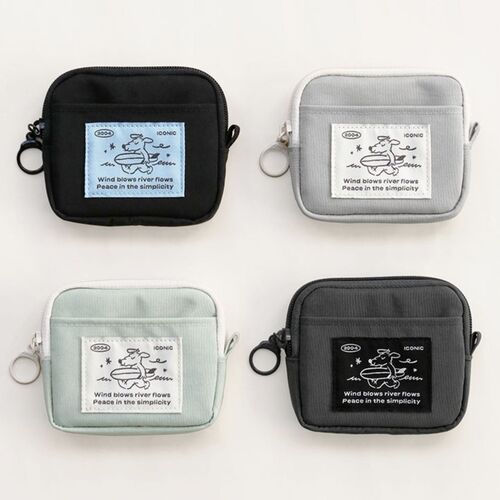 Floby Puppy Card Zip Pouch