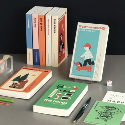 Vintage Mood Eco Lined Notebook