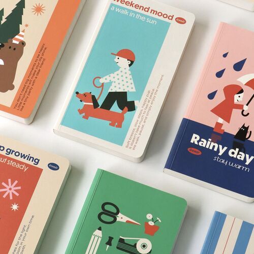 Vintage Mood Eco Lined Notebook - Image 2