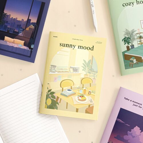 Haru Illustration A5 Lined Notebook v2 - Image 2