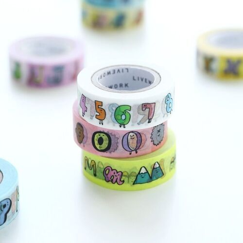 JAM JAM Alphabet Masking Tape (A-N)