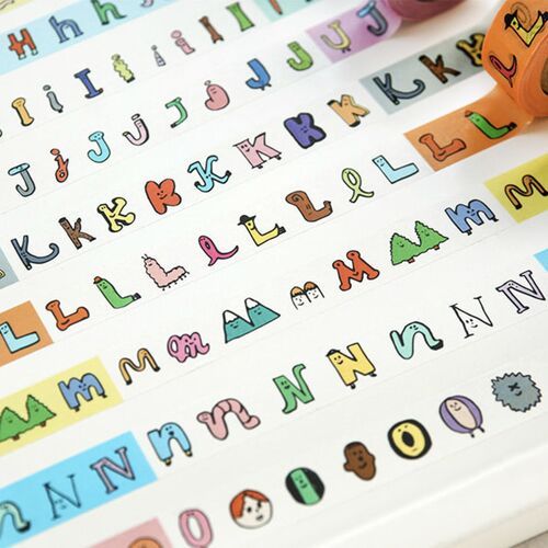 JAM JAM Alphabet Masking Tape (A-N) - Image 2