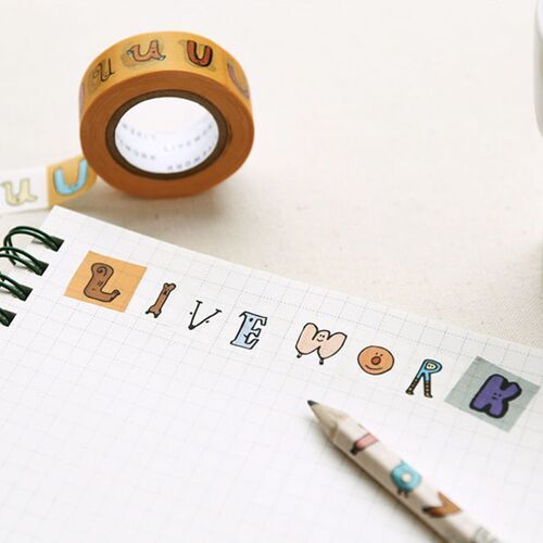 JAM JAM Alphabet Masking Tape (A-N) - Image 6