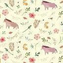 Willow Story Pattern Drawing Notebook, Yellow