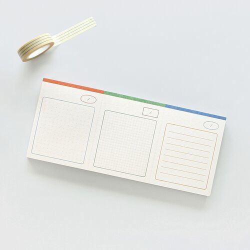 Color Mix Daily Memo Pad
