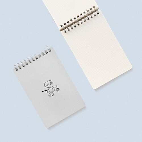 Letter Dog Grid Notebook - Image 3