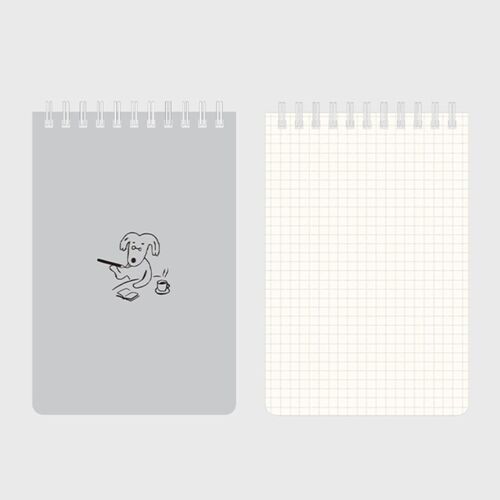 Letter Dog Grid Notebook - Image 2