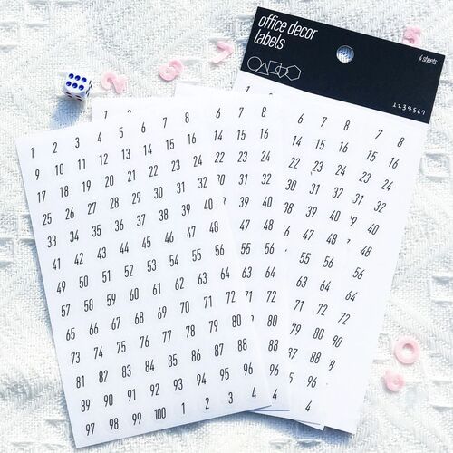 Office Number PET Deco Sticker - Image 3