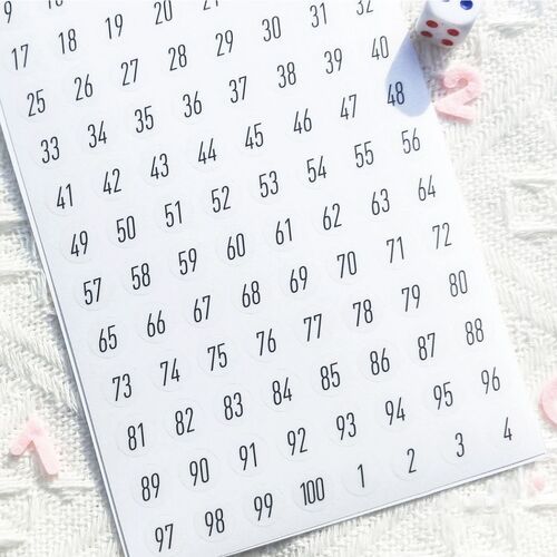 Office Number PET Deco Sticker - Image 5