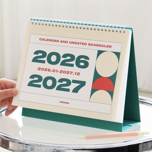 2026-2027 Basic Desk Calendar