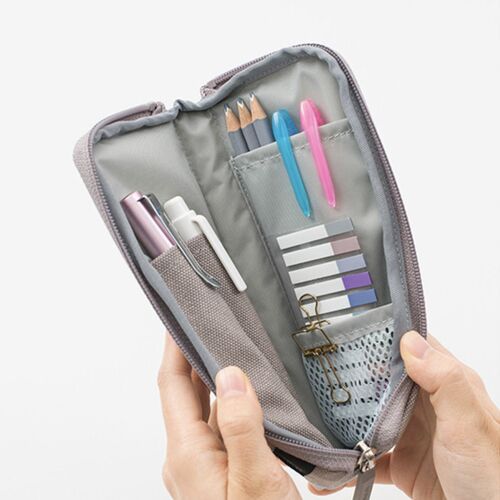 Double Zip Up Pen Pouch v7 - Image 7