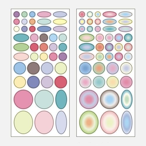 2pcs Daily Dot Sticker Set - Image 2