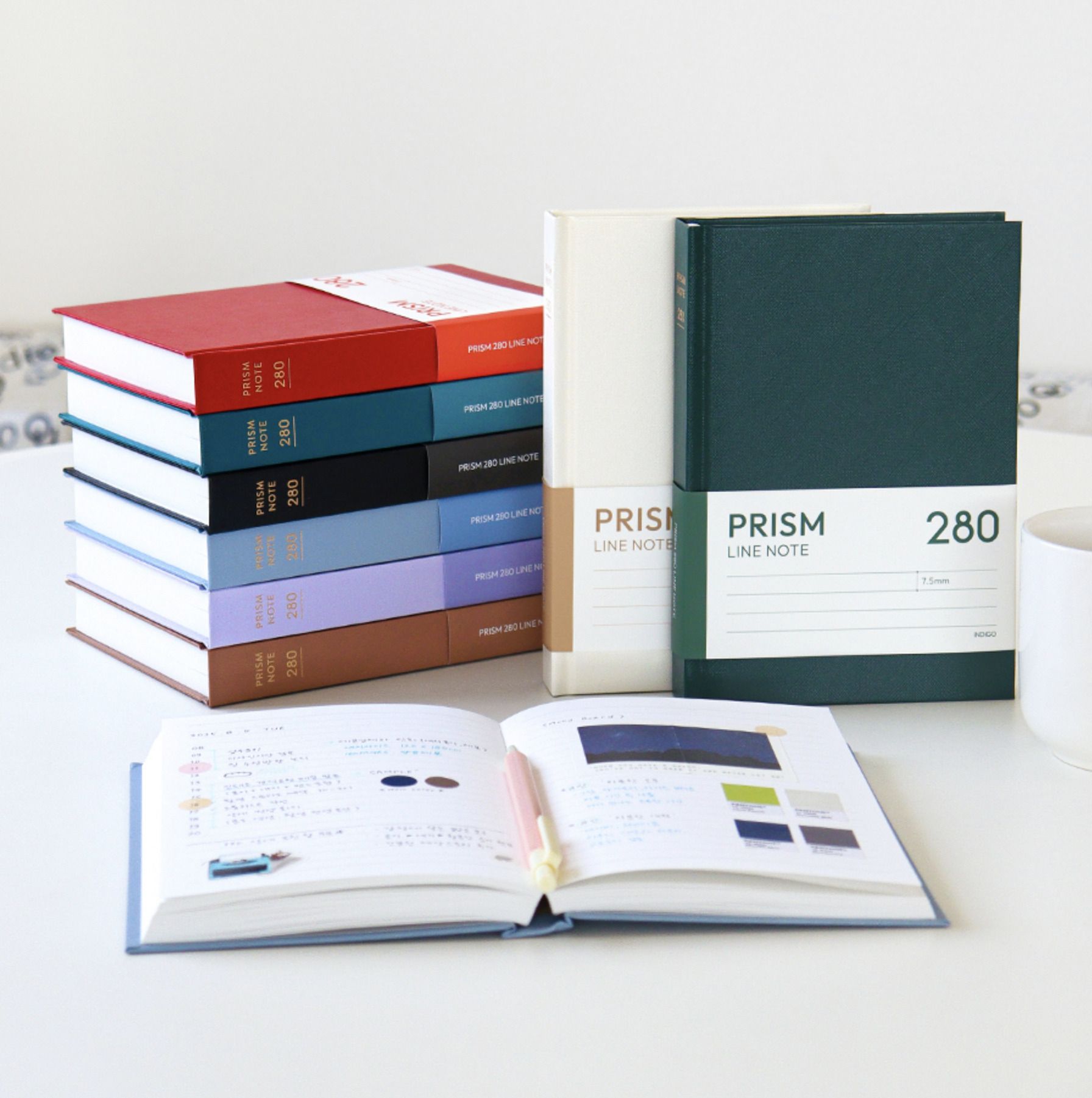 notebookページ MochiThings: Prism B6 280p Hardcover Lined Notebook v3