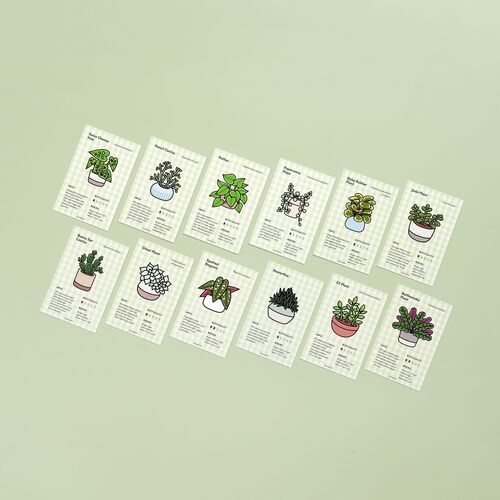 2027 Houseplant Mini Calendar Sheets - Image 5
