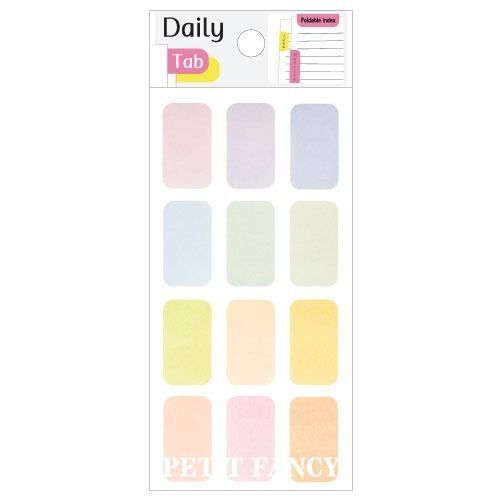 6pcs Colorful Daily Tab Index Sticker Set - Image 4