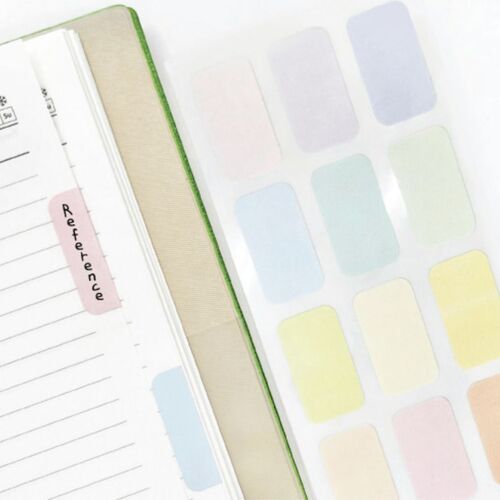 6pcs Colorful Daily Tab Index Sticker Set