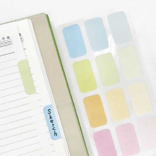 6pcs Colorful Daily Tab Index Sticker Set - Image 8