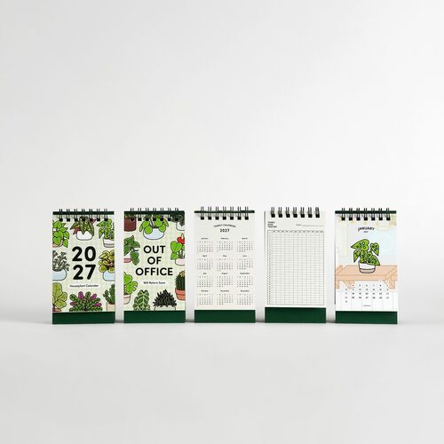 2027 Houseplant Mini Desk Calendar - Image 5
