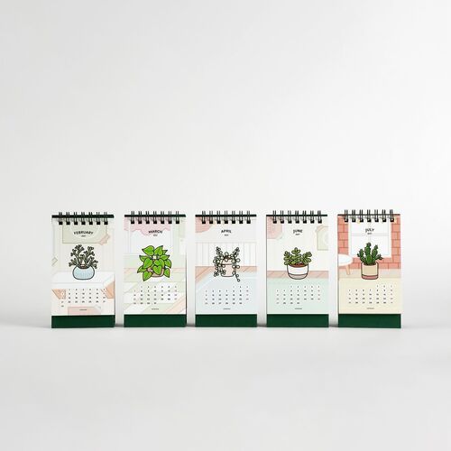 2027 Houseplant Mini Desk Calendar - Image 6