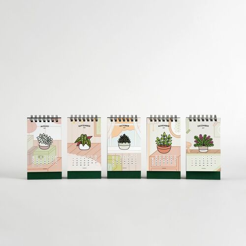 2027 Houseplant Mini Desk Calendar - Image 7