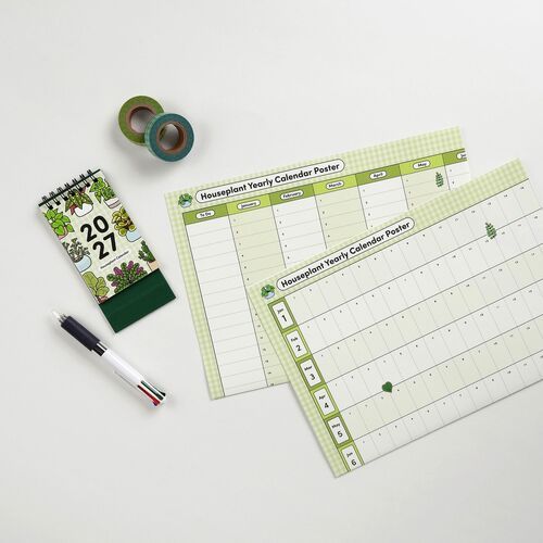 2027 Houseplant Mini Desk Calendar - Image 8