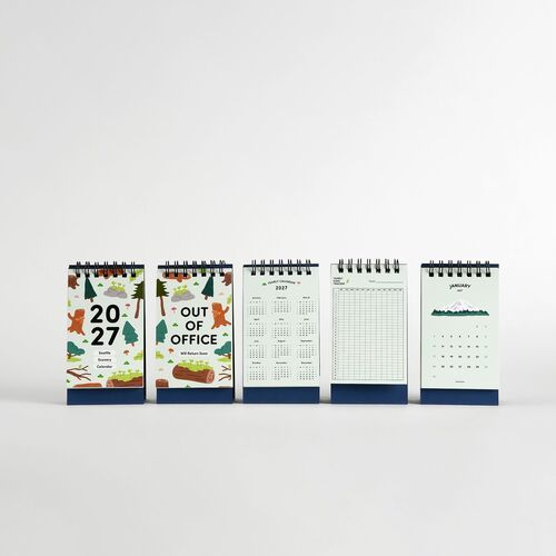 2027 Seattle Mini Desk Calendar - Image 4