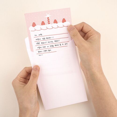 From the Heart Letterpress Message Card - Image 3