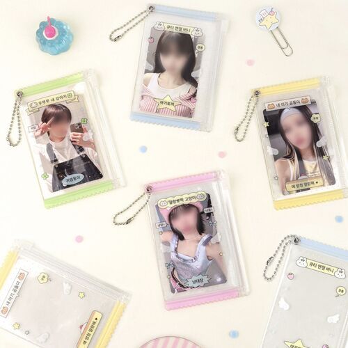 My Angel Photo Card Key Ring Pouch - Image 1